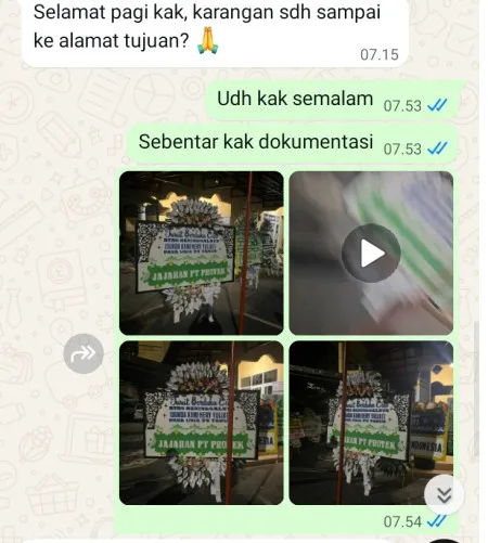 Pengiriman Papan Bunga Selamat Kalimade Kesesi