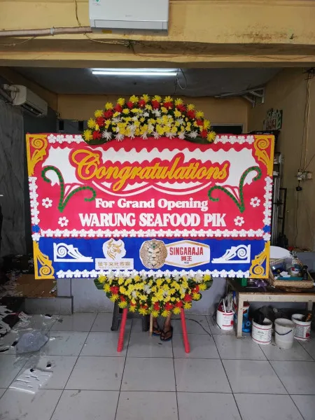 Papan Bunga Ucapan Selamat Kalimade Kesesi